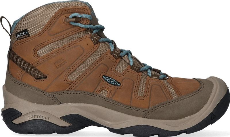 KEEN - Circadia Mid - Wandelschoenen - Geroosterde Kokosnoot - Milieuvriendelijk Leer