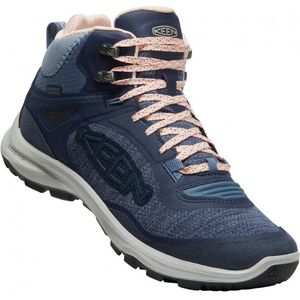 Keen Terradora Flex Mid Dames Wandelschoenen Vintage Indigo/Peachy Keen | Blauw | Mesh | Maat 37.5 | K1026877