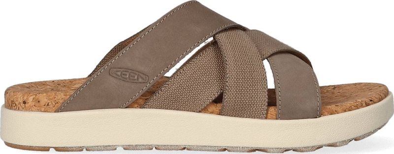 Keen - Elle Mixed Slide Dames Slippers Brindle Birch