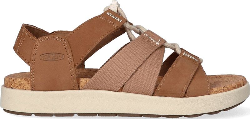 Keen - Elle Mixed Strap Dames Sandalen Fawn Birch