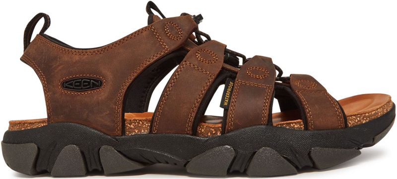 KEEN Daytona 2 Sandaal - Bison Zwart - Leer - Sneldrogende Voering