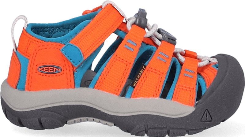 Keen Newport H2 Younger Kids Sandalen Safety Orange Fjord Blue