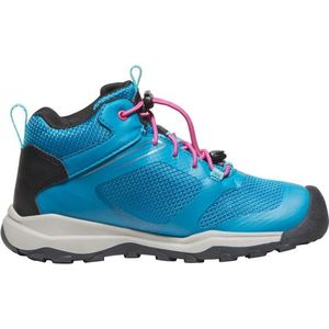 KEEN Wanduro Mid Waterdichte wandellaarzen, uniseks, kinderen en jongens, Fjord Blauw Fuchsia Violet, 39 EU