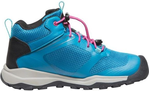 KEEN Wanduro Mid Waterdichte wandellaarzen, uniseks, kinderen en jongens, Fjord Blauw Fuchsia Violet, 39 EU