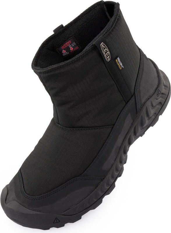 Keen - Men NXIS - Winterlaarzen - Zwart - Waterafstotend - Comfortabel Slip-on Ontwerp