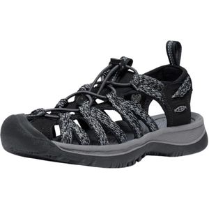 Keen Whisper Dames Wandelsandalen Black/Steel Grey | Zwart | Polyester | Maat 41 | K1028815