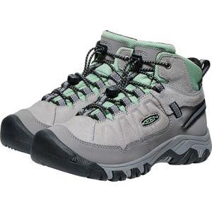 KEEN Targhee 4 Mid waterdichte wandelschoenen, uniseks, kinderen, grijs.