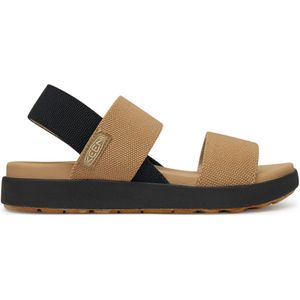 KEEN - Elle Backstrap Wedge - Sandalen - Cornstalk/Zwart - Gerecycled PET