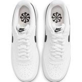 Nike Court Vision Low Next Nature Sneakers voor heren, Wit Zwart Wit