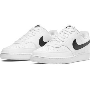 Nike - Court Vision Low - Next Nature Heren Sneakers - White/Black - Maat 45