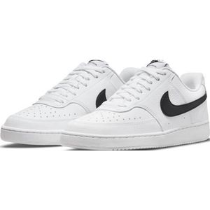 Nike Court Vision Low Next Nature, lage gymschoenen voor dames, Wit Zwart, 39 EU