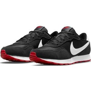 Nike MD Valiant, wandelschoen voor jongens, Black White Dark Smoke Grey University Red, 38.5 EU