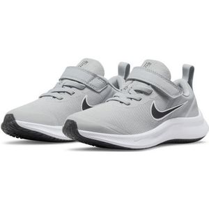 Nike Star Running 3 kinder hardloopschoenen - Grijs - Uitneembare zool - Maat 28.5