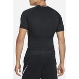 NIKE - M Np Df Tight Top Ss - Sporttop - Zwart/Wit