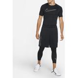 NIKE - M Np Df Tight Top Ss - Sporttop - Zwart/Wit