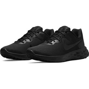 Nike - Revolution 6 Next Nature - Zwarte Hardloopschoenen - 42