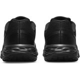 Nike - Revolution 6 Next Nature - Zwarte Hardloopschoenen - 44