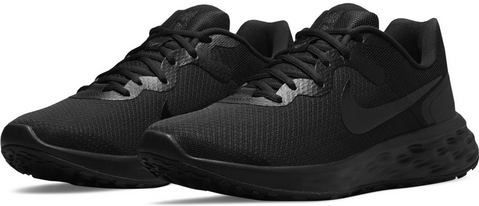 Nike - Revolution 6 Next Nature - Zwarte Hardloopschoenen - 47