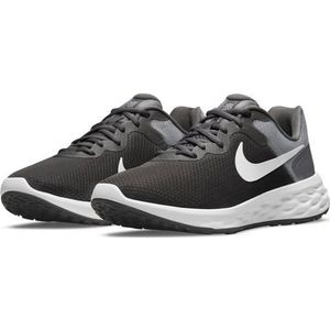 Nike Revolution 6 Hardloopschoenen voor heren, Iron Grey White Smoke Grey Black, 42 EU