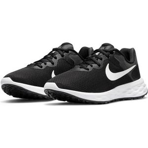 Nike W Revolution 6 Nn Hardloopschoenen voor dames, Zwart Wit Dk Smoke Grey Cool Grey, 40.5 EU
