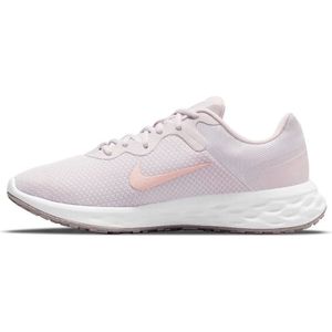 Nike - Revolution 6 Nn - Hardloopschoenen - Light Violet/Champagne-White - Textiel