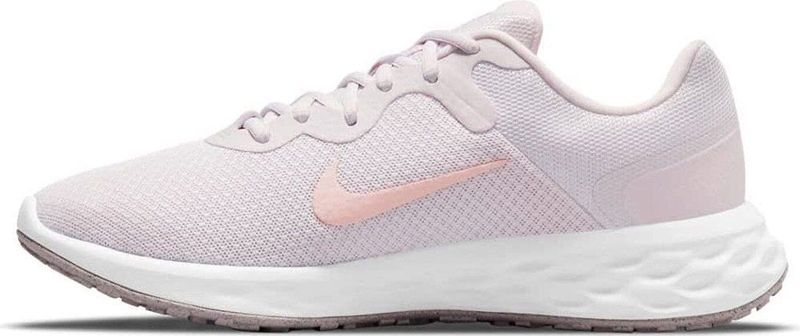 Nike - Revolution 6 Nn - Hardloopschoenen - Light Violet/Champagne-White - Textiel