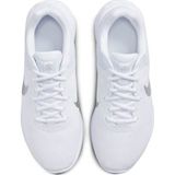 Nike Revolution 6 Next Nature Hardloopschoenen Sportschoenen Vrouwen - Wit/Zilver - Maat 37.5