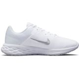 Nike Revolution 6 Next Nature Hardloopschoenen Sportschoenen Vrouwen - Wit/Zilver - Maat 40