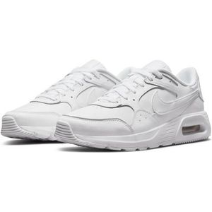 NIKE Unisex Air Max SC Leather sneakers, wit/wit-wit, 44 EU, wit, 44 EU
