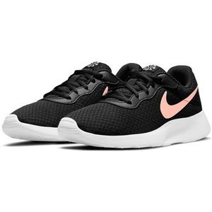 NIKE Tanjun Sneakers Dames - Black / Mtlc Red Bronze / Barely Volt / White - EU 36.5