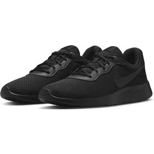 Nike Tanjun Heren Sneakers - Black/Black-Barely Volt - Maat 45