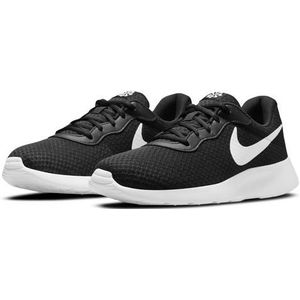 Nike Tanjun Sneakers voor heren, zwart wit barely volt zwart, 46 EU
