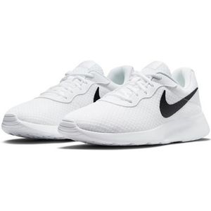 NIKE Tanjun heren Hardloopschoenen, Witte Black Barely Volt, 42.5 EU