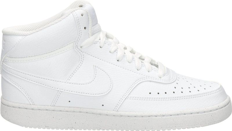 Nike Court Vision Mid NN Herensneakers, Zwart Wit Zwart, 40 EU