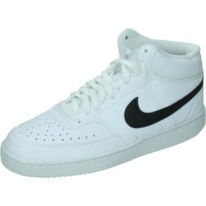 Nike Court Vision Mid Next Nature Sneakers Wit Zwart