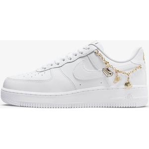 Nike Sneakers Laag - Air Force 1 '07 LX - Effen Imitatieleer & Textiel