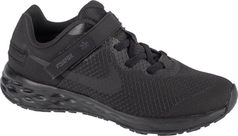 NIKE Revolution 6 Fly Ease Sneakers - Zwart - Ademend Materiaal - Lichtgewicht Ontwerp