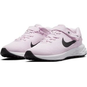 NIKE Revolution 6 Flyease NN GS Hardloopschoenen - Pink Foam / Black - Kinderen - EU 39