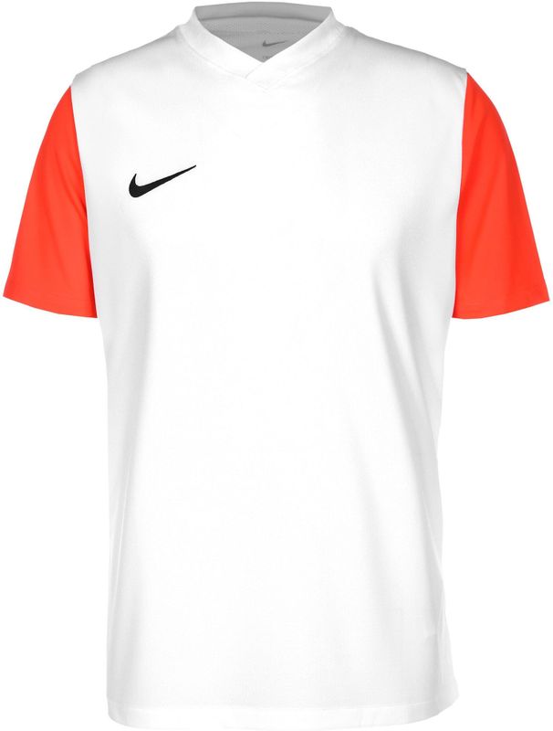 Dri-FIT Tiempo Premiere 2 Men's Short-Sleeve Soccer Jersey Wit-Oranje-Zwart XL