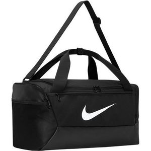 Nike brasilia 9.5 training sporttas in de kleur zwart.