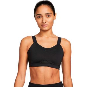 Nike Alpha Dri Fit Gewatteerde Sportbeha Met Hoge Ondersteuning Zwart / AC Vrouw