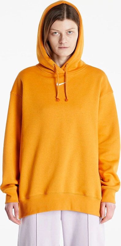 Women' nike fleece sweatshirt orange (plus size), 3