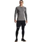 Under Armour - ColdGear Fitted Crew - Sportshirt - Charcoal Light Heather