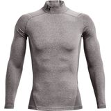 Under Armour Cold Gear Ondershirt - Grijs - 87% Polyester/13% Elastaan