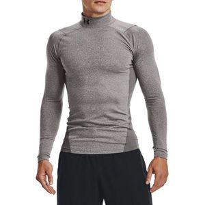 Under Armour UA CG Armour compressie Mock Heren Thermoshirt - Grijs