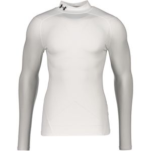 Under Armour - Cold Gear - Compressieshirt - Wit - Dubbellaagse Stof - Ergonomisch Ontwerp