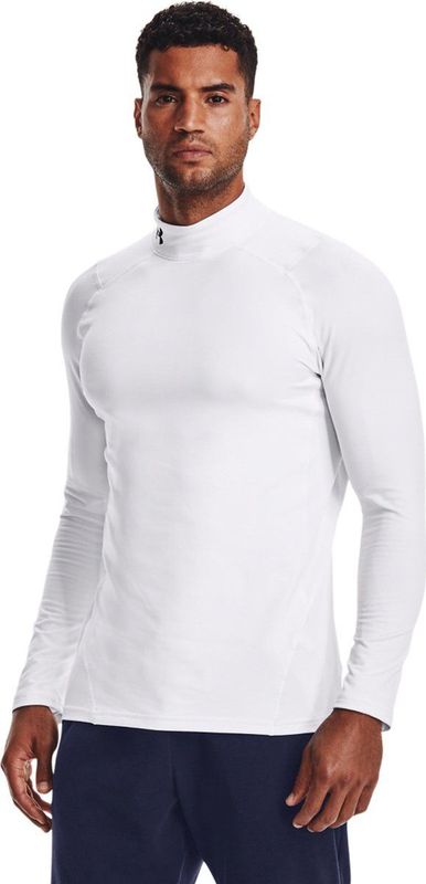 Under Armour CG Armour Fitted Mock Wit / / Zwart