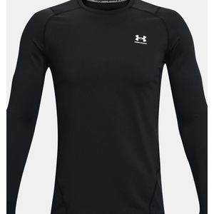 UNDER ARMOUR - ua cg armour fitted crew-blk - T-shirt training lm heren - Zwart
