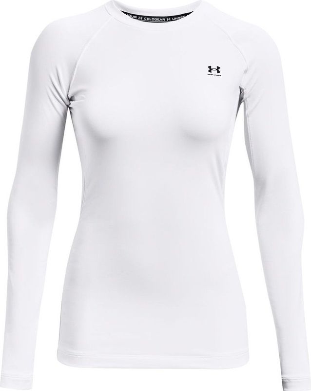 Under Armour UA CG Authentics Crew Dames Thermoshirt White