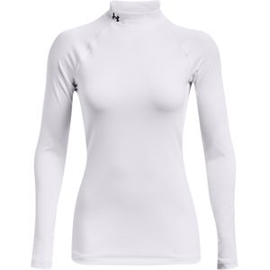 Under Armour Authentics Mockneck - Wit Zwart